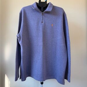 Polo by Ralph Lauren Men's Lavender Zip-Up Sweater